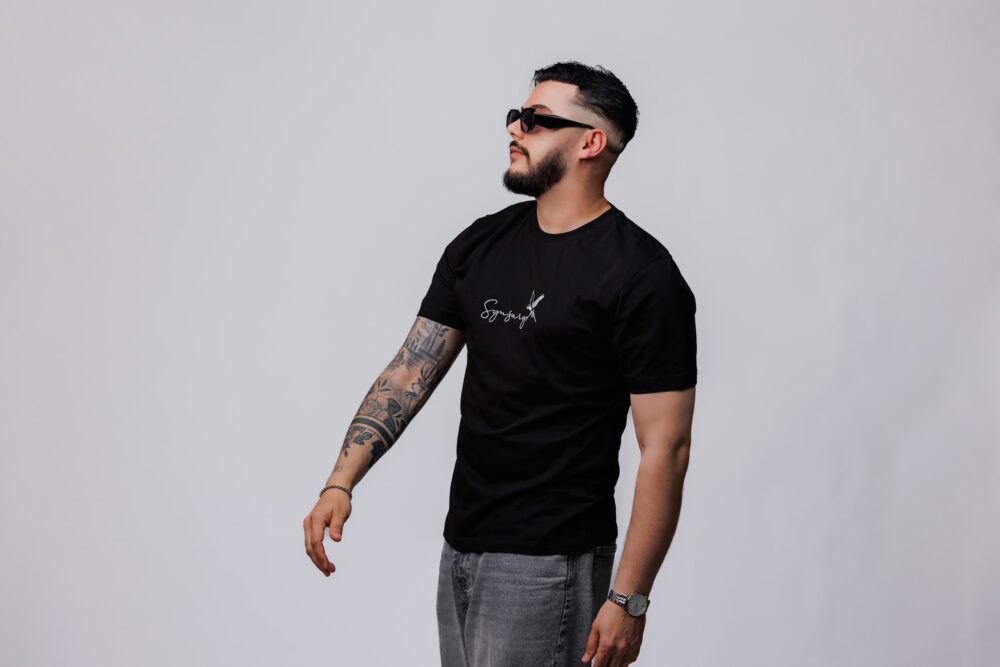 Synsary T-shirt Schwarz