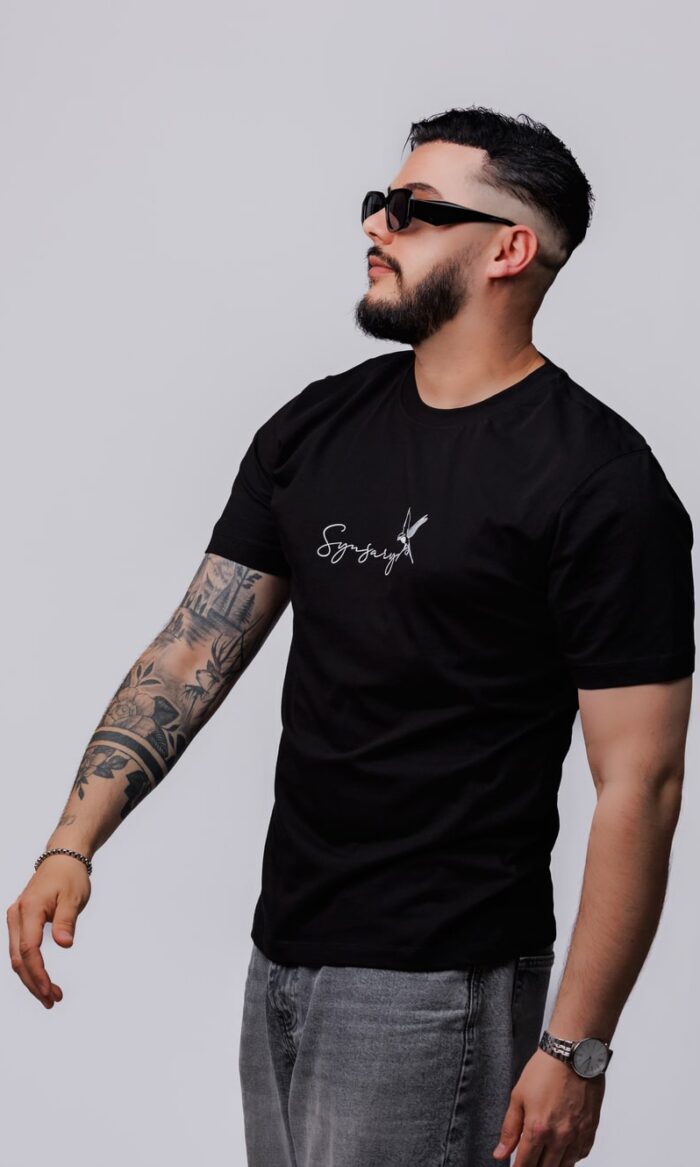 Synsary T-shirt Schwarz