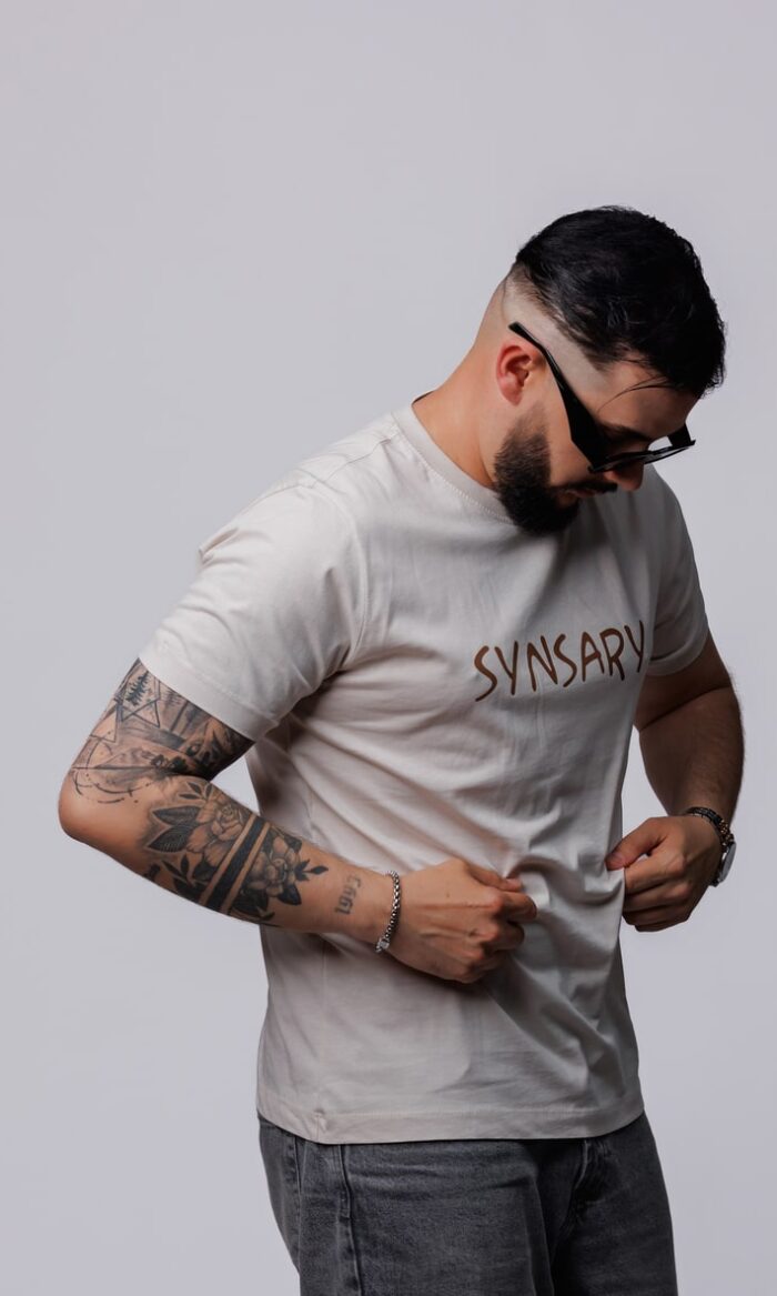 Synsary T-Shirt Gentle Grau