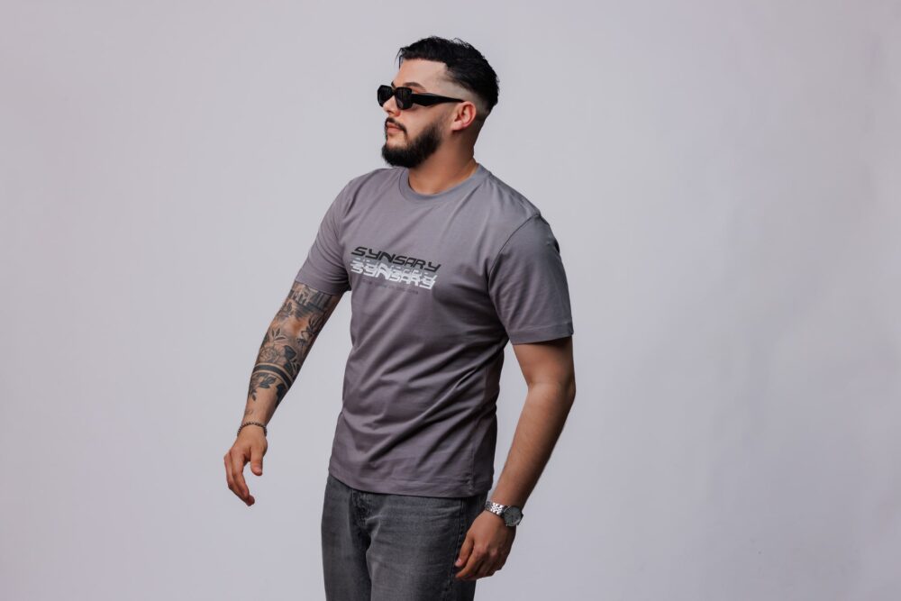 Synsary T-Shirt Slate Grau