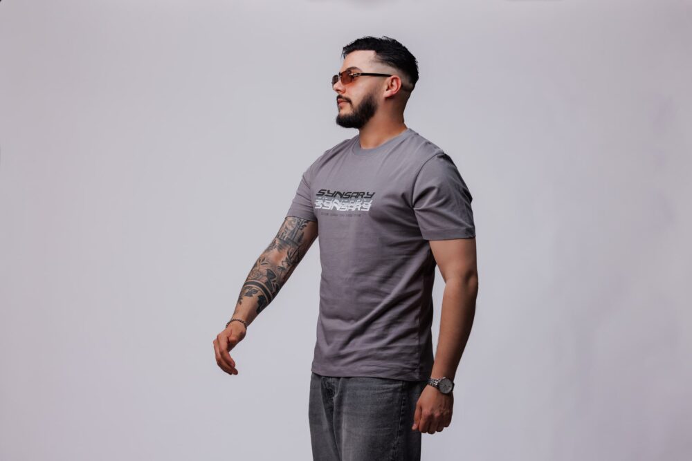 Synsary T-Shirt Slate Grau – Bild 2