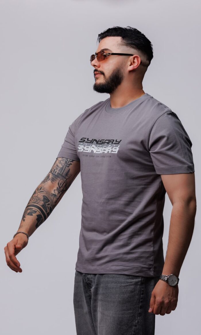 Synsary T-Shirt Slate Grau