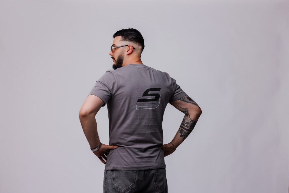 Synsary T-Shirt Slate Grau – Bild 5