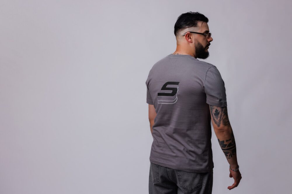 Synsary T-Shirt Slate Grau – Bild 6