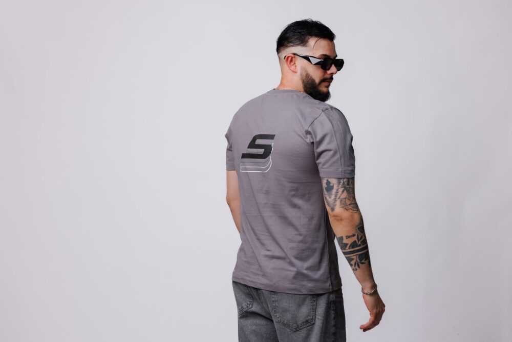 Synsary T-Shirt Slate Grau – Bild 7