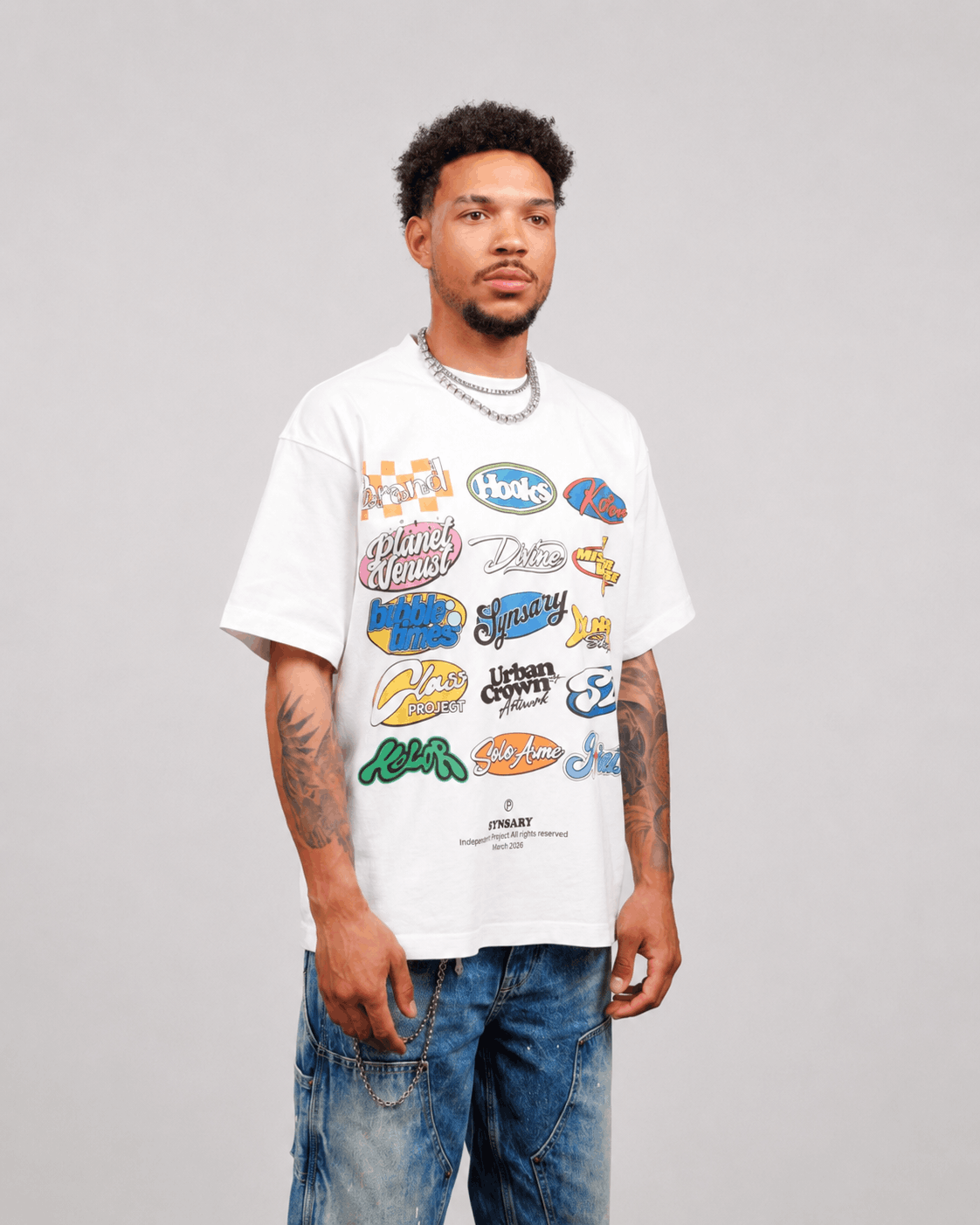 Stickerbomb Logo Tee – Bild 4