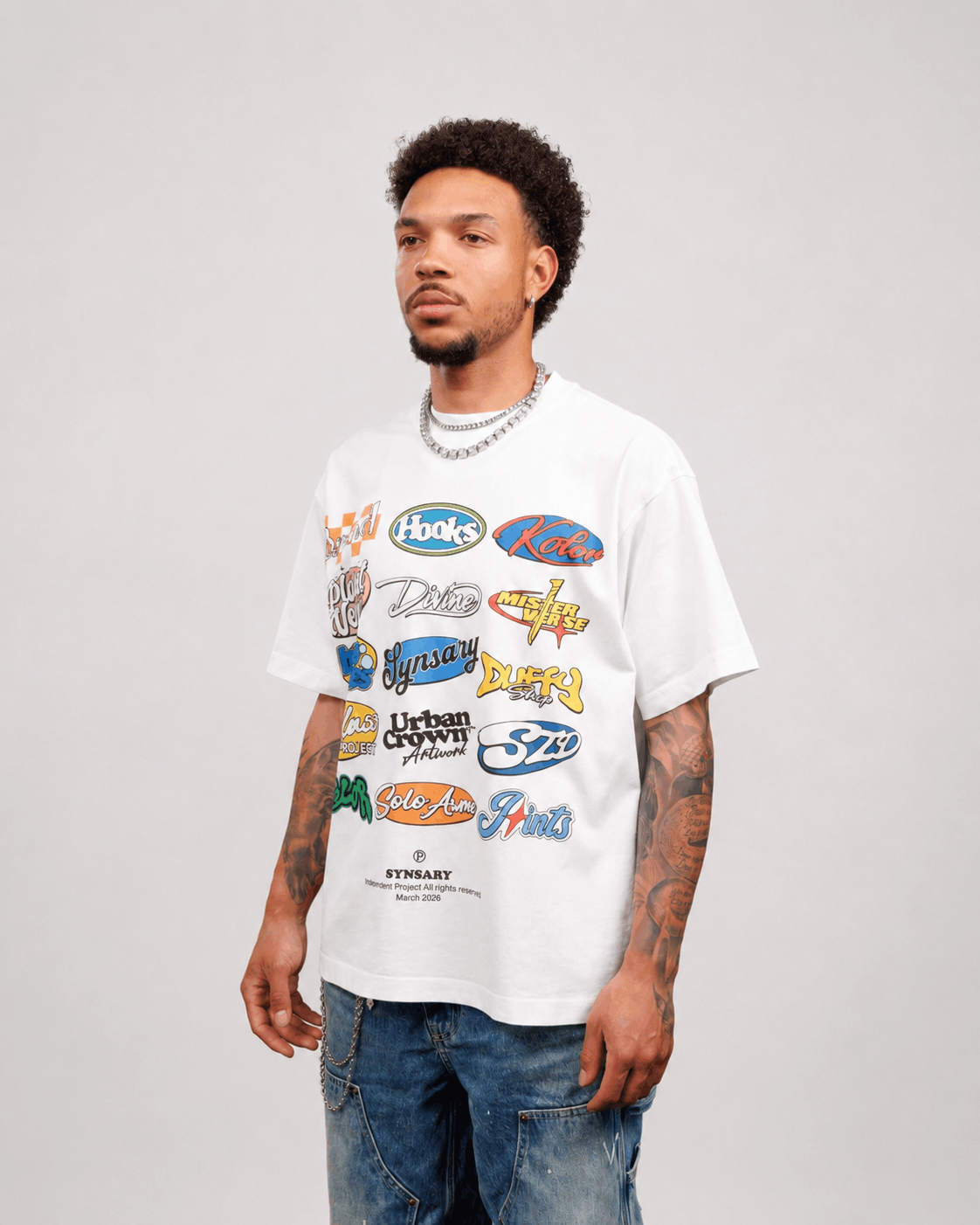 Stickerbomb Logo Tee – Bild 5